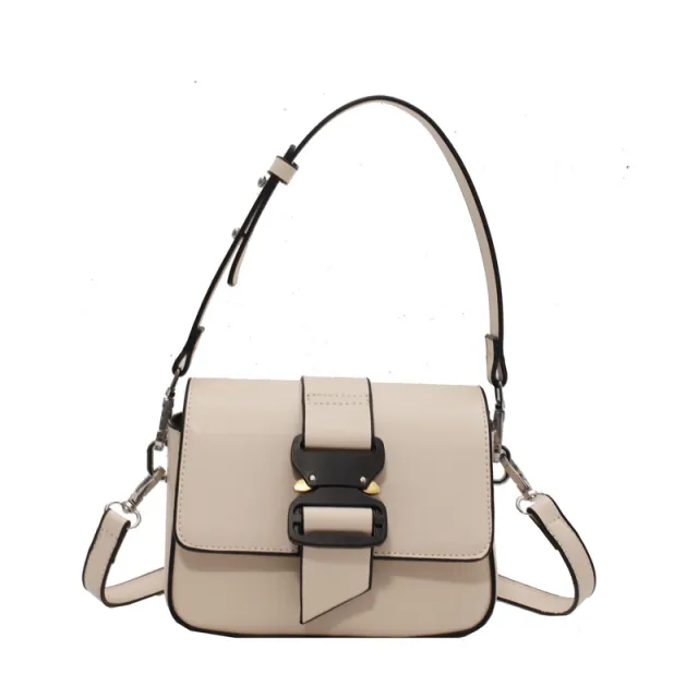 Popular Small Bag Western Style Summer One shoulder Messenger Small Square Bag Beige - Shop at LoveMi