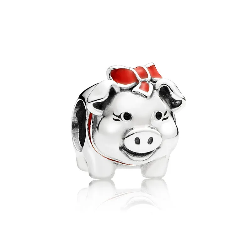 New Silver Animal Series Bead Charm - 1Style