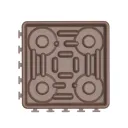 Slow Plate Single Brown