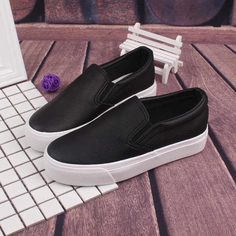 One-legged Women's Leather Loafers