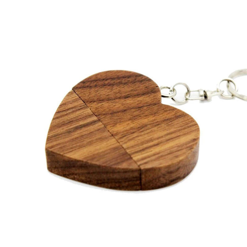 Custom Made Wood USB 8G Maple Creative Gifts Bamboo USB 16G Love Wooden