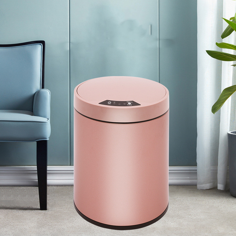 Title 1, Nordic Style Trash Can With Lid Trash Can Livin...