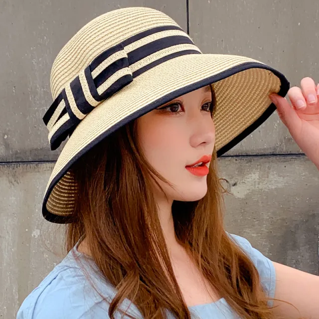 Bow knot Sun Hat, Foldable Sun Hat, Sun Protection, Big brimmed Hat - Shop at LoveMi