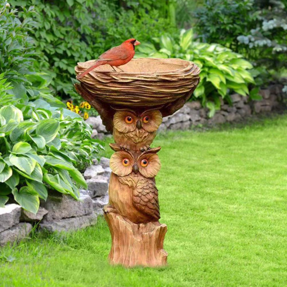 Title 1, Bird Bath & Feeder Pedestal Free Standing Garde...