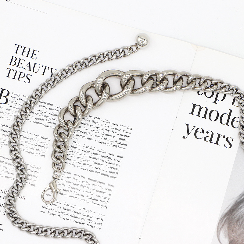 Simple Metal Waist Chain Chain Hollow Circle