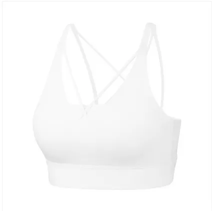 Slim Yoga Vest Gathers Up The Shape To Reduce The Milk And Shock Absorption White - Shop at LoveMi