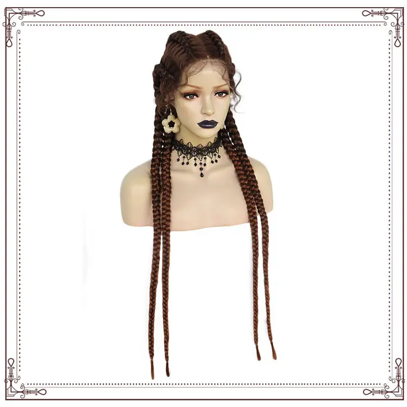 Amazon Wig Four-strand Ponytail Braid Braided Front