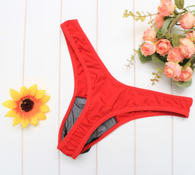 Comfortable Mesh See-through Transparent Underwear Men's Thong