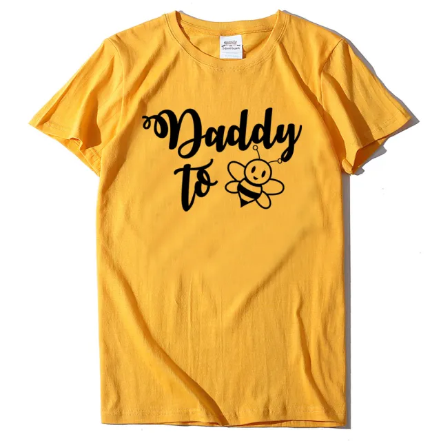 Little Bee Printed Top Loose Large Mid length Short Sleeve Yellow2 - Shop at LoveMi
