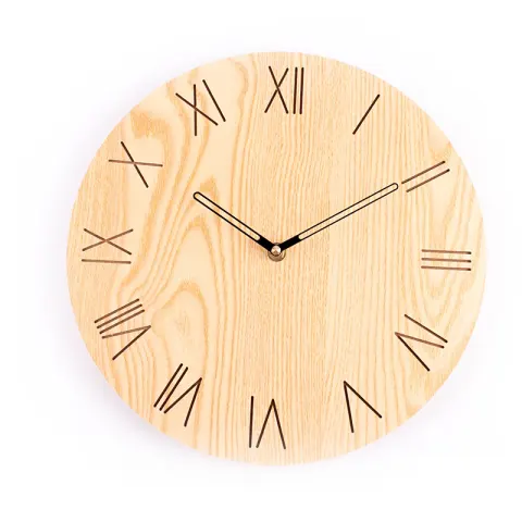 Hicat Modern Simple Wall Clock Quiet Living Room Creative