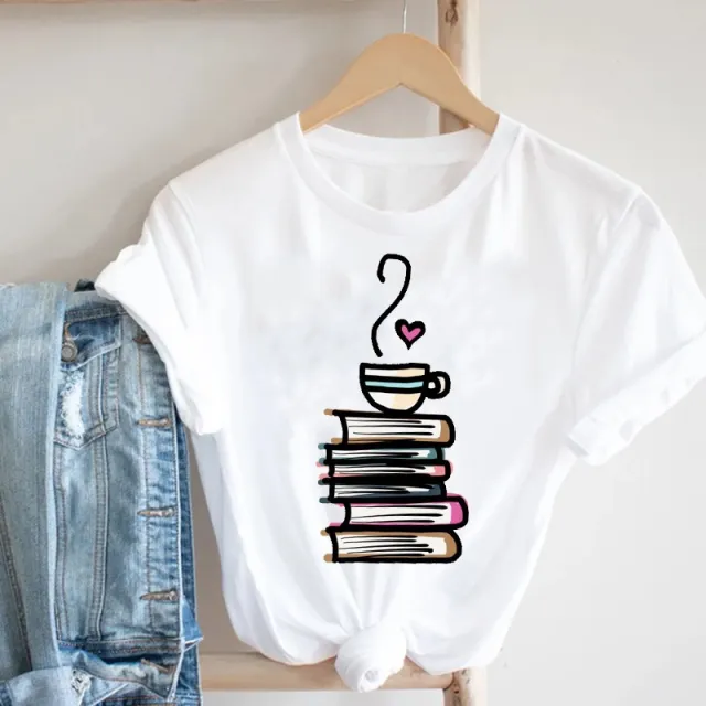 Women'S Short Sleeve T Shirt With Butterfly Print - Shop at LoveMi