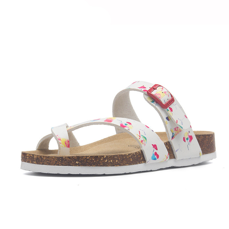 شباشب فلين بقاعدة مسطحة مقاومة للانزلاق - التصميم نفسه للرجال والنساء