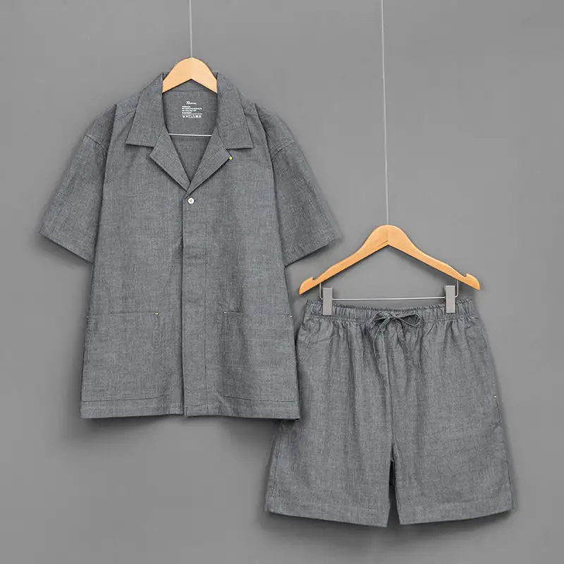 Pure Cotton Plaid Washed Without Side Seams