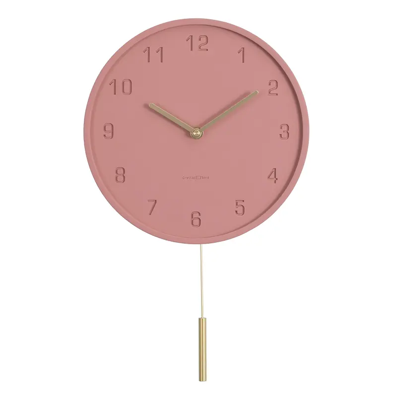 Cement Nordic Clock Light Luxury Silent Clock Wall Clock