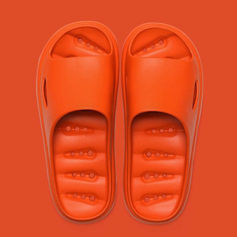 Summer Bathroom Hole Sandals And Slippers Orange - Shop at LoveMi
