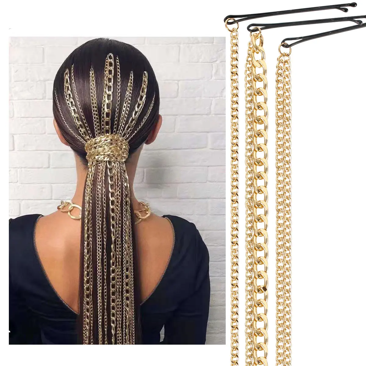 Women's Hair Chain Wave Fashion Headdress