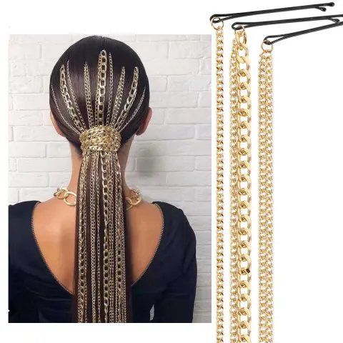 Women's Hair Chain Wave Fashion Headdress Accessories Women