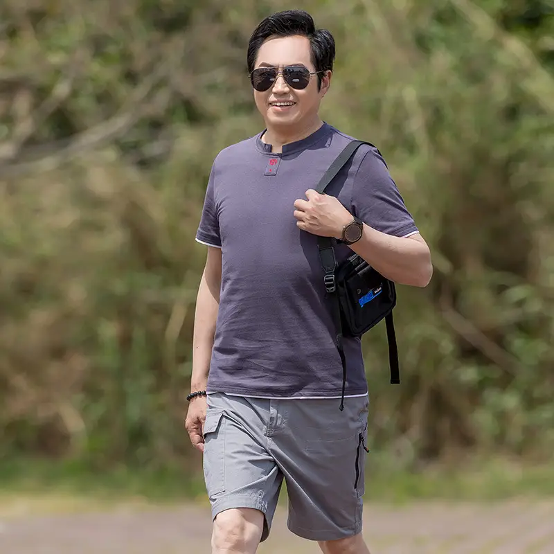 Men's Shorts Short Sleeve Casual Sports Men's Clothing