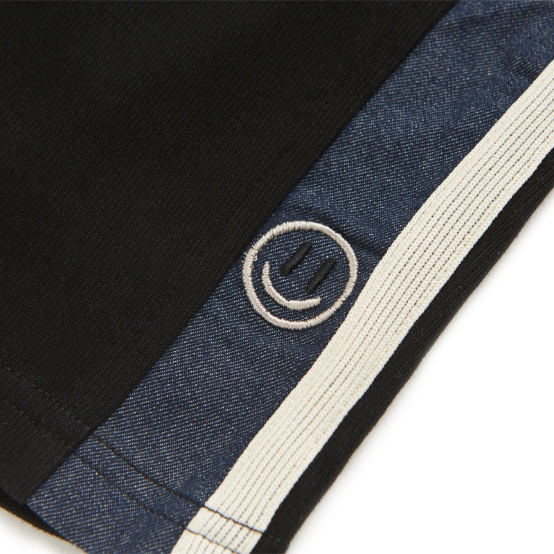 Stitching Embroidery Casual Pants Men's Five-point Pants Thin Men's Shorts