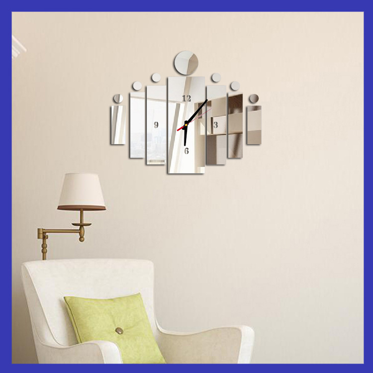 Mirror Wall Clock Acrylic Wall Clock - Image 3