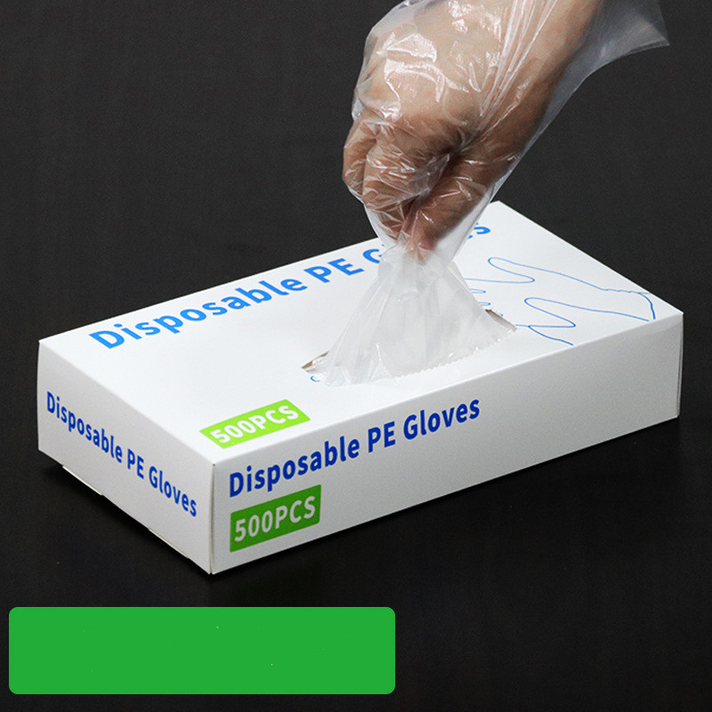 Title 2, Disposable Boxed Film PE Gloves English Version...