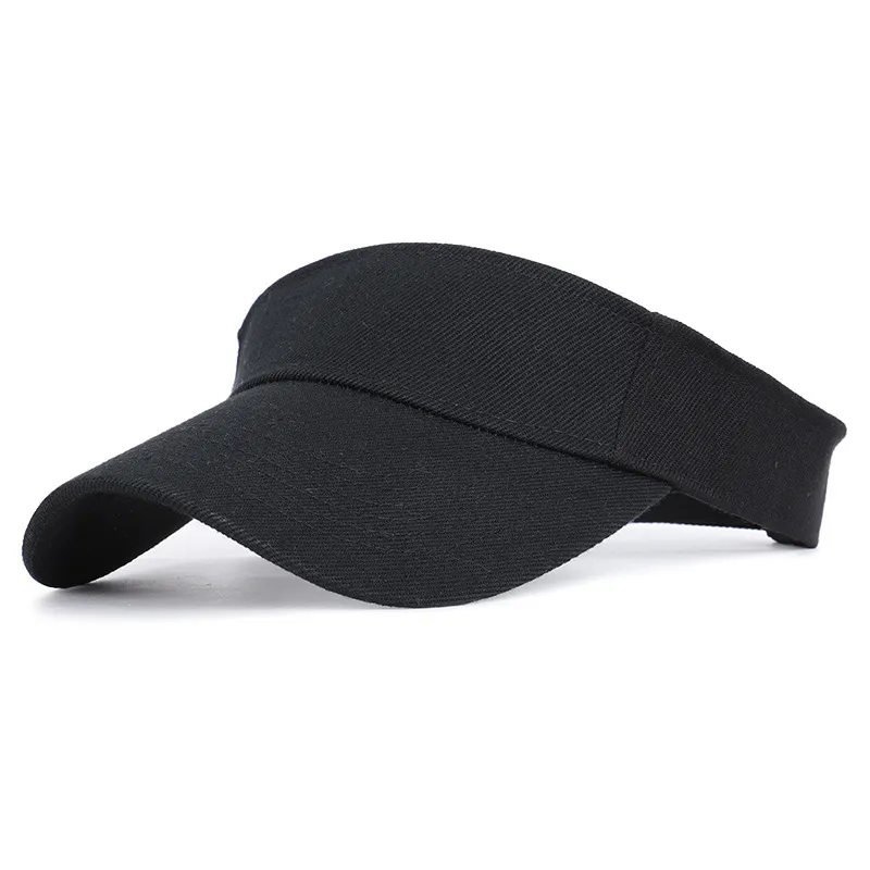 21 New Sun Female Sunscreen Summer Outdoor Sports Baseball Capless Tennis Cap - Black