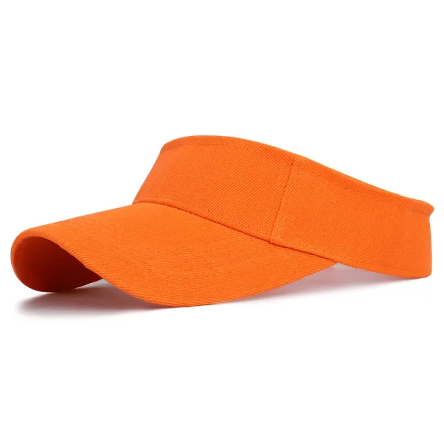 21 New Sun Female Sunscreen Summer Outdoor Sports Baseball Capless Tennis Cap Orange - Shop at LoveMi