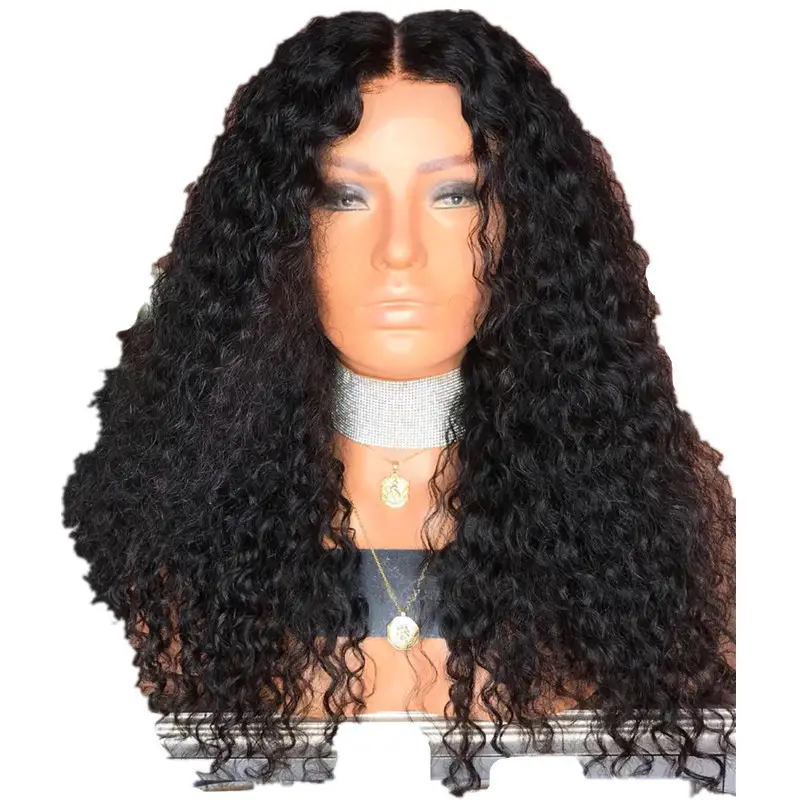 Long Curly Hair Wig for Women, Synthetic Heat Resistant Full Head Hairpiece