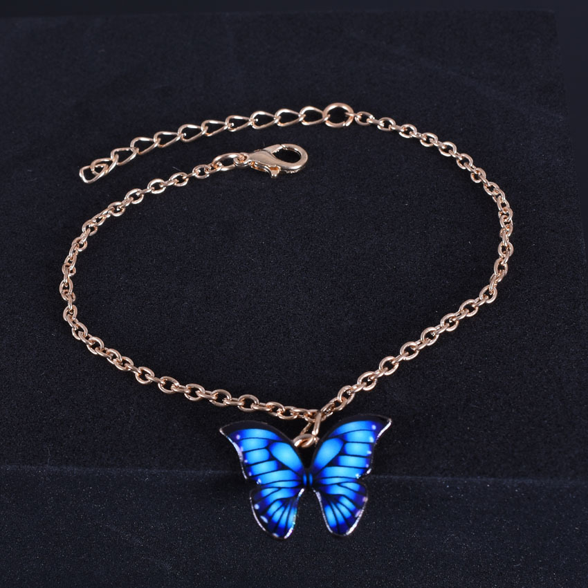 Title 2, Fantasy Color Butterfly Bracelet Anklet