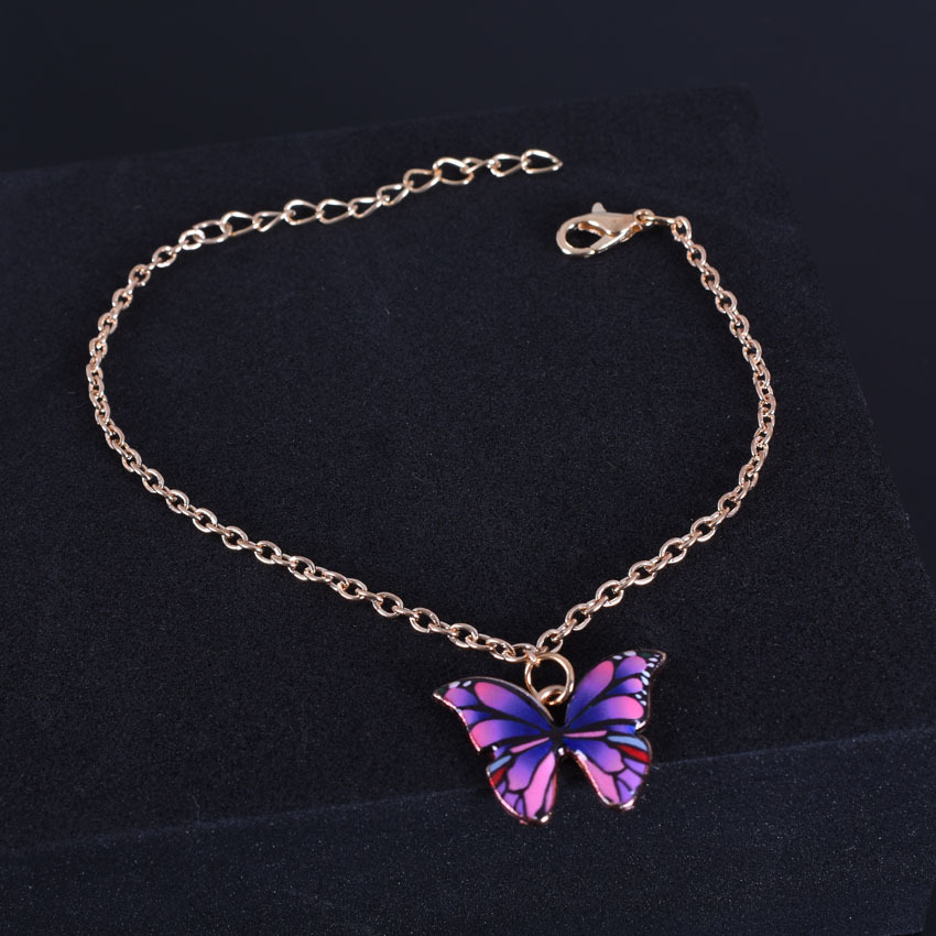 Title 5, Fantasy Color Butterfly Bracelet Anklet