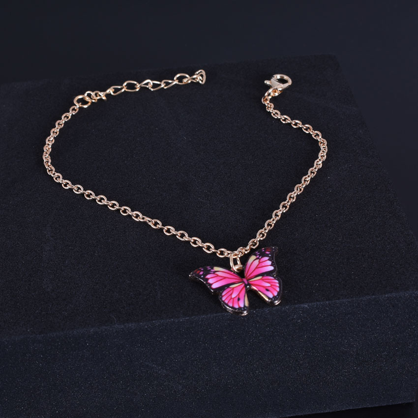 Title 3, Fantasy Color Butterfly Bracelet Anklet