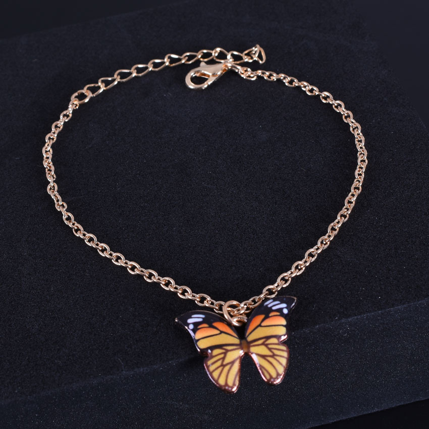 Title 4, Fantasy Color Butterfly Bracelet Anklet