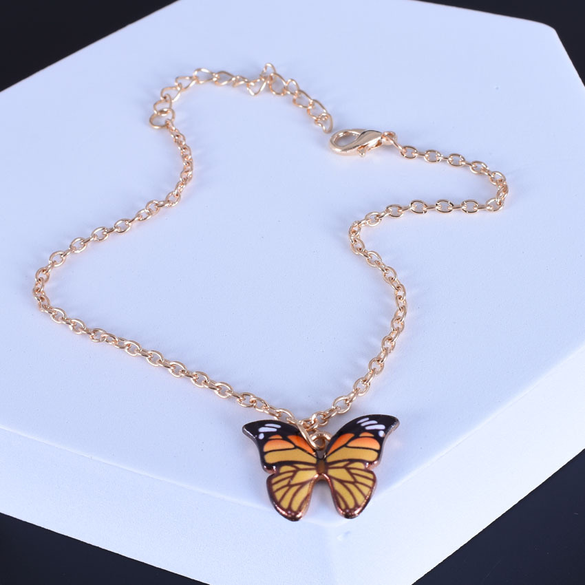 Title 7, Fantasy Color Butterfly Bracelet Anklet