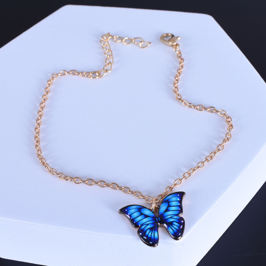 Title 6, Fantasy Color Butterfly Bracelet Anklet