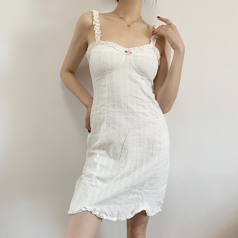 Pure Desire Suspender Skirt French Temperament