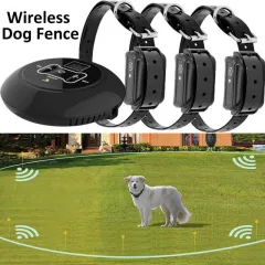 Pet Electronic Fence Training Dog Barking Stopper - British Regulatory - View 1