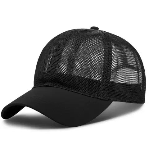 Breathable Mesh Men's and Women's Hats Outdoor Solid Color