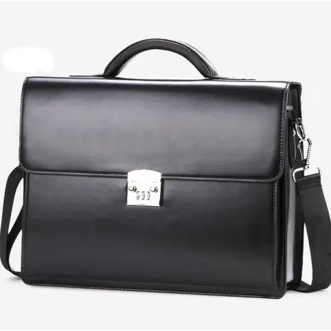 Men's Business Briefcase with Portable Code