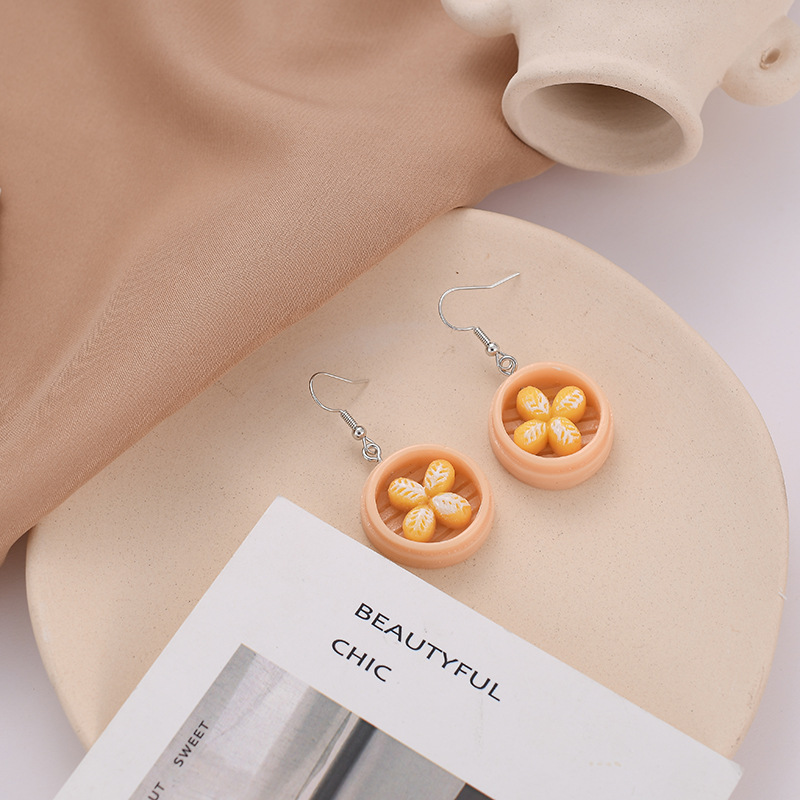 Exaggerated Hip-Hop Girl Nightclub Style Beer Mug Earrings Earrings Chain Tassel Earrings