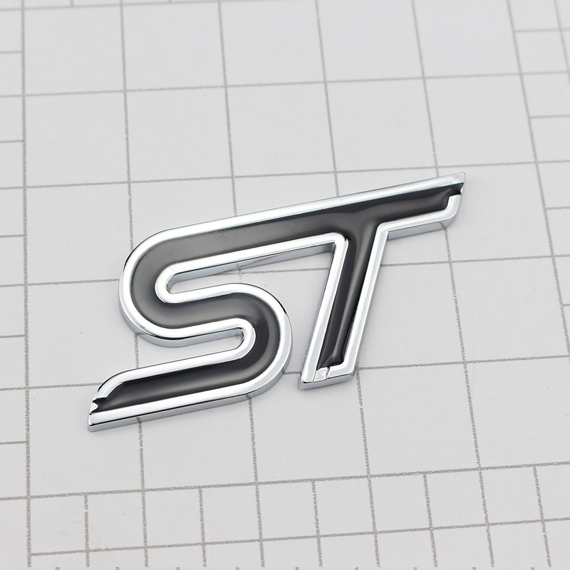 ST Labeling Metal Tail Label Car Sticker