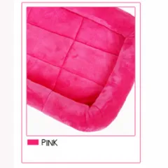 Teddy Kennel Autumn And Winter Blanket Color Kennel Dog Bed Pet Supplies - Pink - View 1