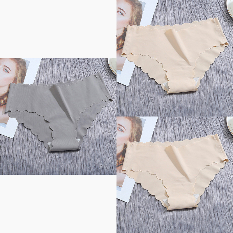 Title 1, Ruffle Ice Silk Underwear Womens Girls Shorts ...