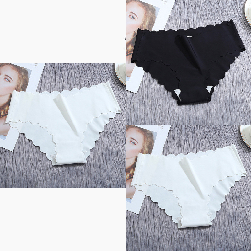 Title 3, Ruffle Ice Silk Underwear Women