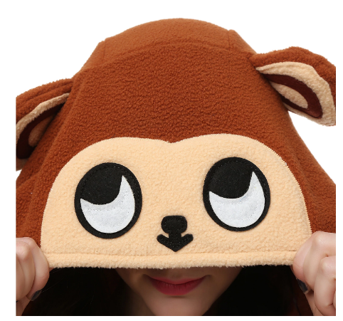 New Pajamas Cute Little Monkey Cartoon Pajamas One-piece