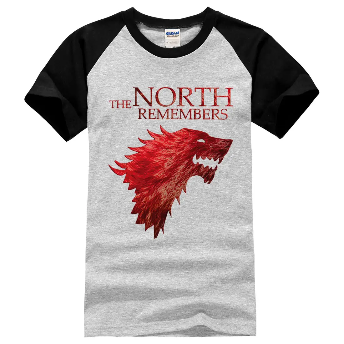 European And American Men's Raglan Sleeve T-shirt Clothing