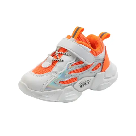 Reflective Child Flats Hook Loop Breathable Boys Girls Casual