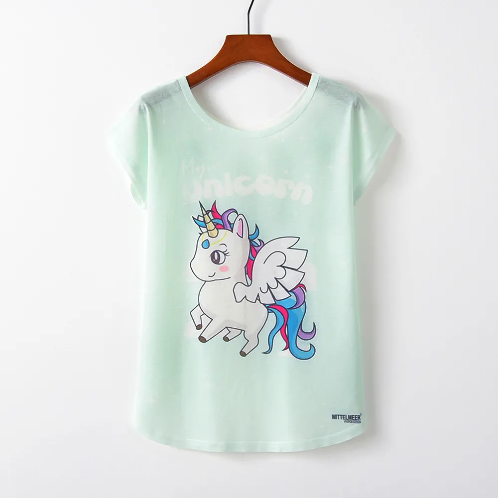 Summer New Letter Short Sleeved Printed Loose Women's T Shirt - 2.Style