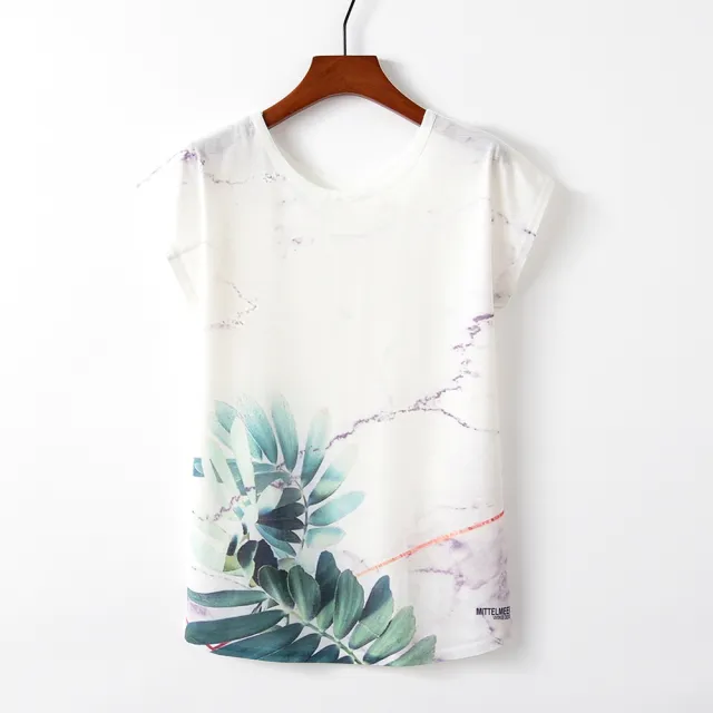 Summer New Letter Short Sleeved Printed Loose Women's T Shirt 15.Style - Shop at LoveMi