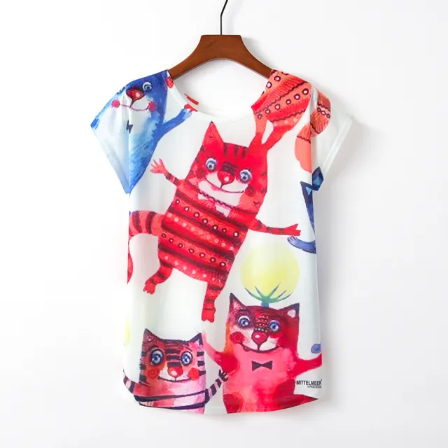 Summer New Letter Short Sleeved Printed Loose Women's T Shirt 19.Style - Shop at LoveMi