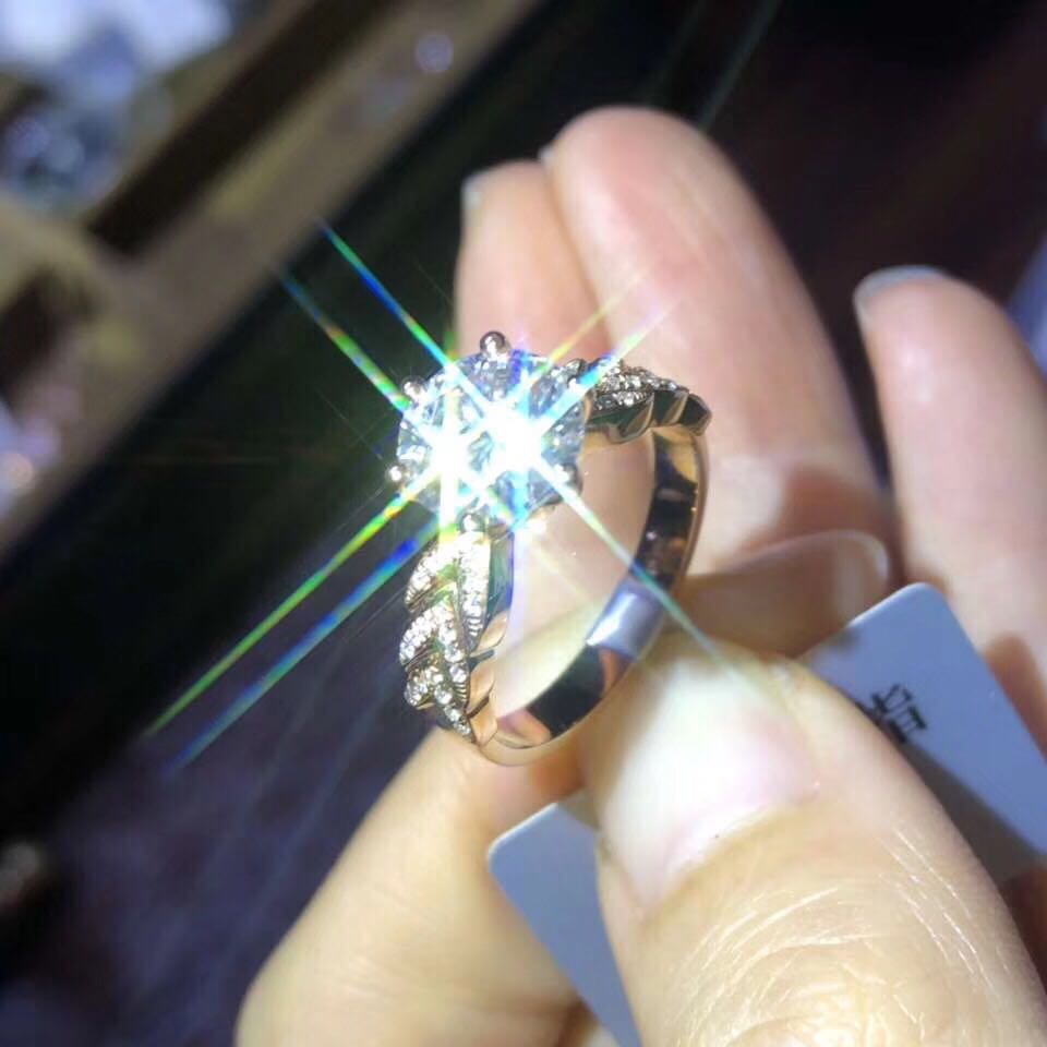 Moissan Diamond Ring